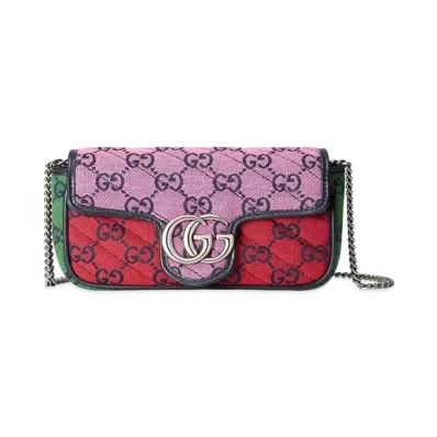 GUCCI GG Marmont Multicolour Super Mini Bag "Multicolour"