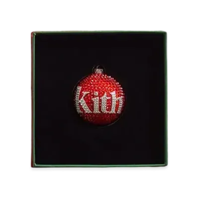 Kith Kithmas Ball Ornament with Swarovski Crystals "Red"