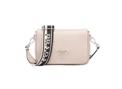 PRADA Flue Leather Shoulder Bag "Water Lily"