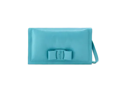 Salvatore Ferragamo Viva Bow Mini Bag "Tyrone Turquoise"