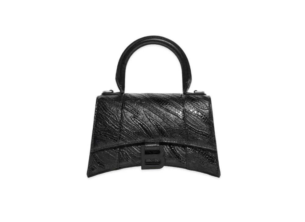 BALENCIAGA Year Of The Tiger Hourglass XS Handbag "Black"