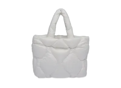 MIU MIU Padd Nylon Tote Bag "White"