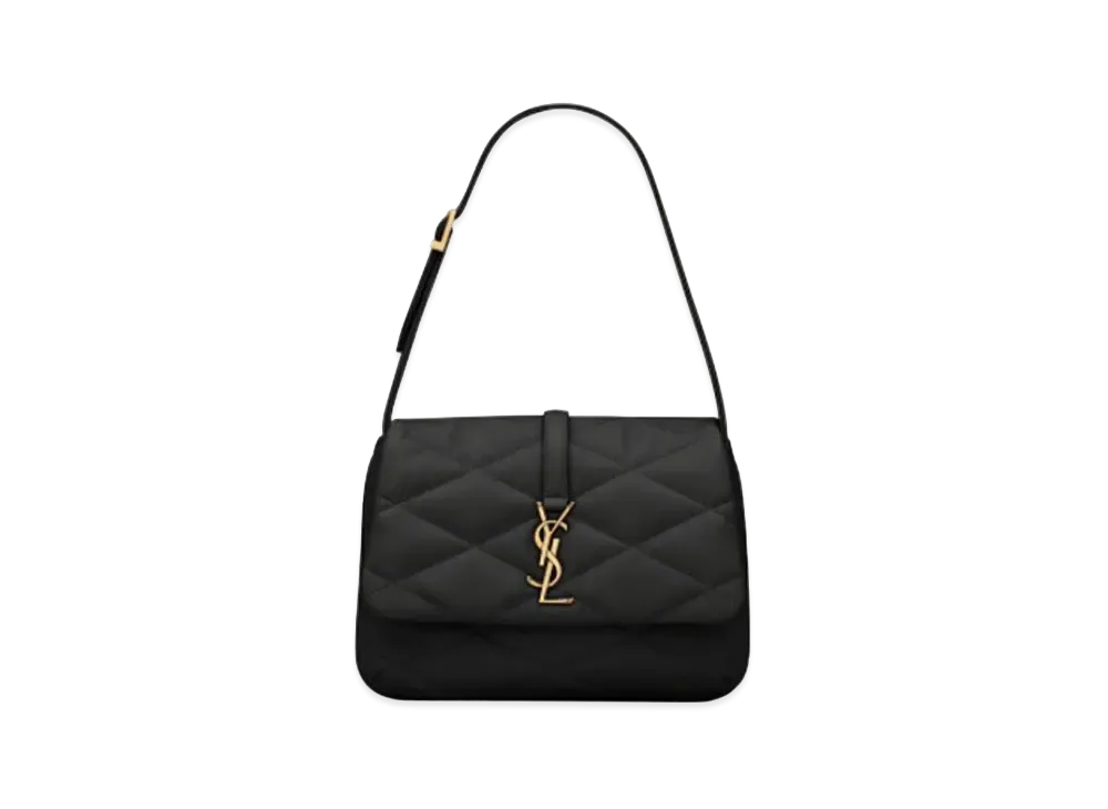 Saint Laurent Le 57 Shoulder Bag In Quilted Lambskin "Black"