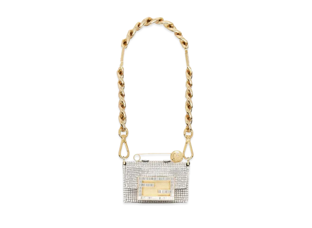 FENDI x Versace Fendace Silver-Colored Metal Charm "Silver"