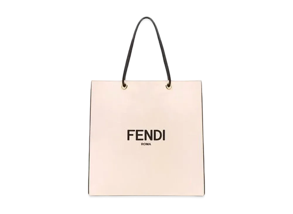 FENDI Pack Medium Shopping Bag Leather Bag "Pink"