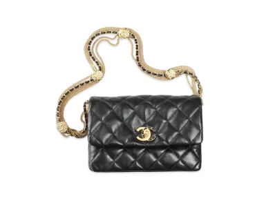 CHANEL Mini Flap Bag Lambskin "Black"
