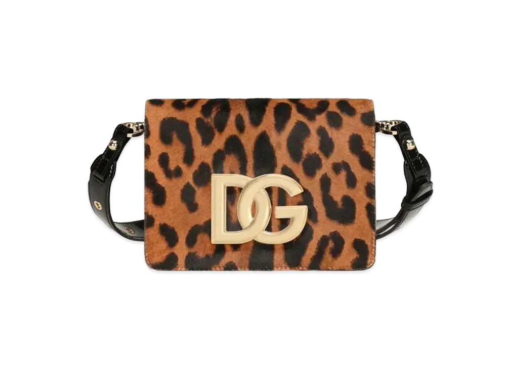 Dolce&Gabbana 3.5 Bag Cross Body Ponnice Kin Leopard Print "Multicolor"