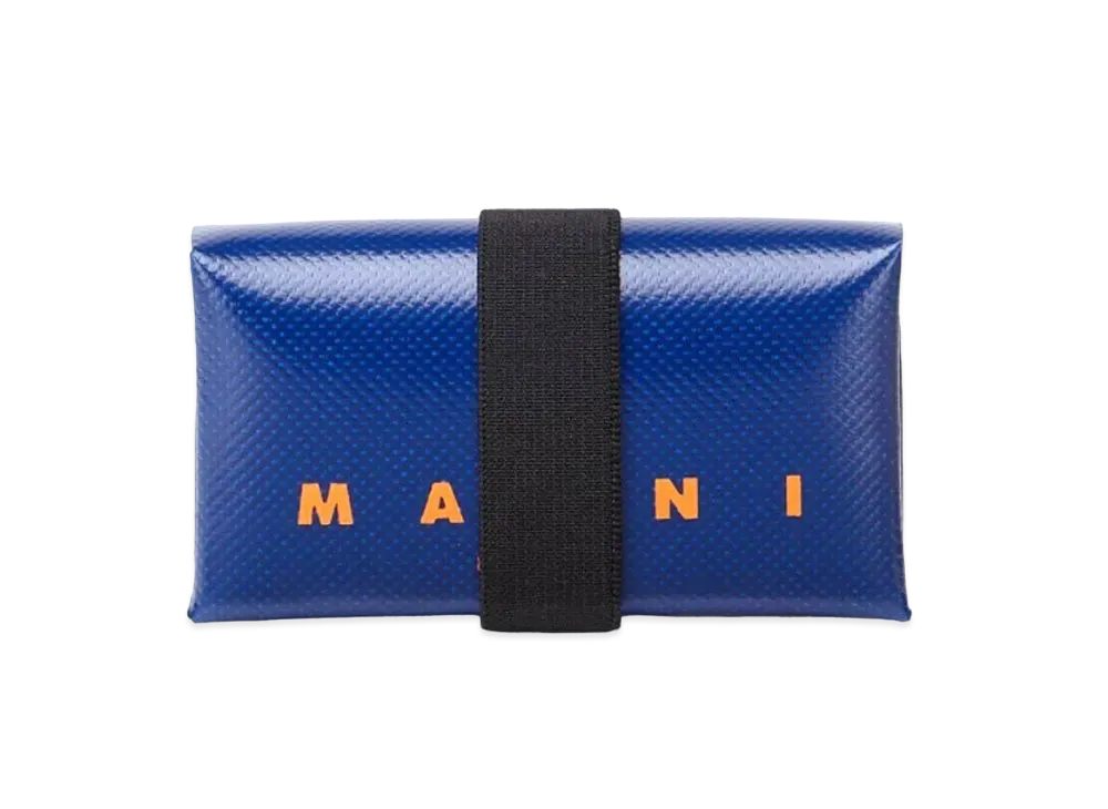 Marni PVC Wallet with Origami Construction "Blue"