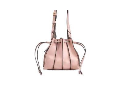 TOD'S Leather Tack Shoulder Bag Mini "Beige"