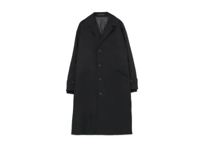 Yohji Yamamoto Y's NYLON CHINO CLOTH LONG COAT "Black"