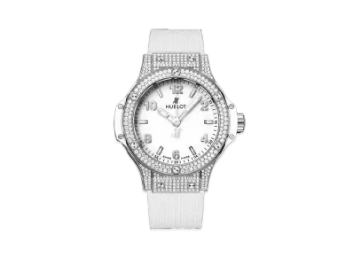 HUBLOT Big Bang Steel White Pave 38mm