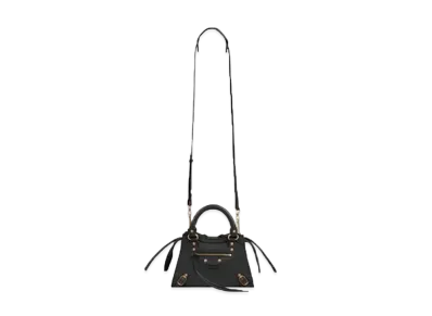 BALENCIAGA Women's Neo Classic Mini Top Handle Bag "Black"