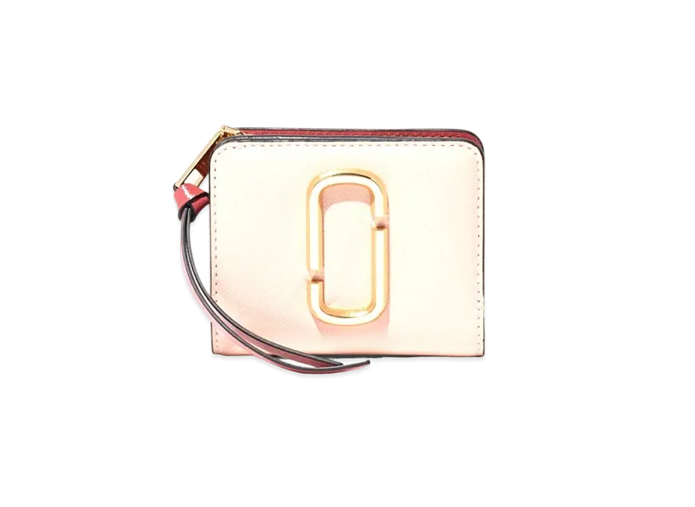 Marc Jacobs The Snapshot Mini Compact Wallet "New Rose Multi"