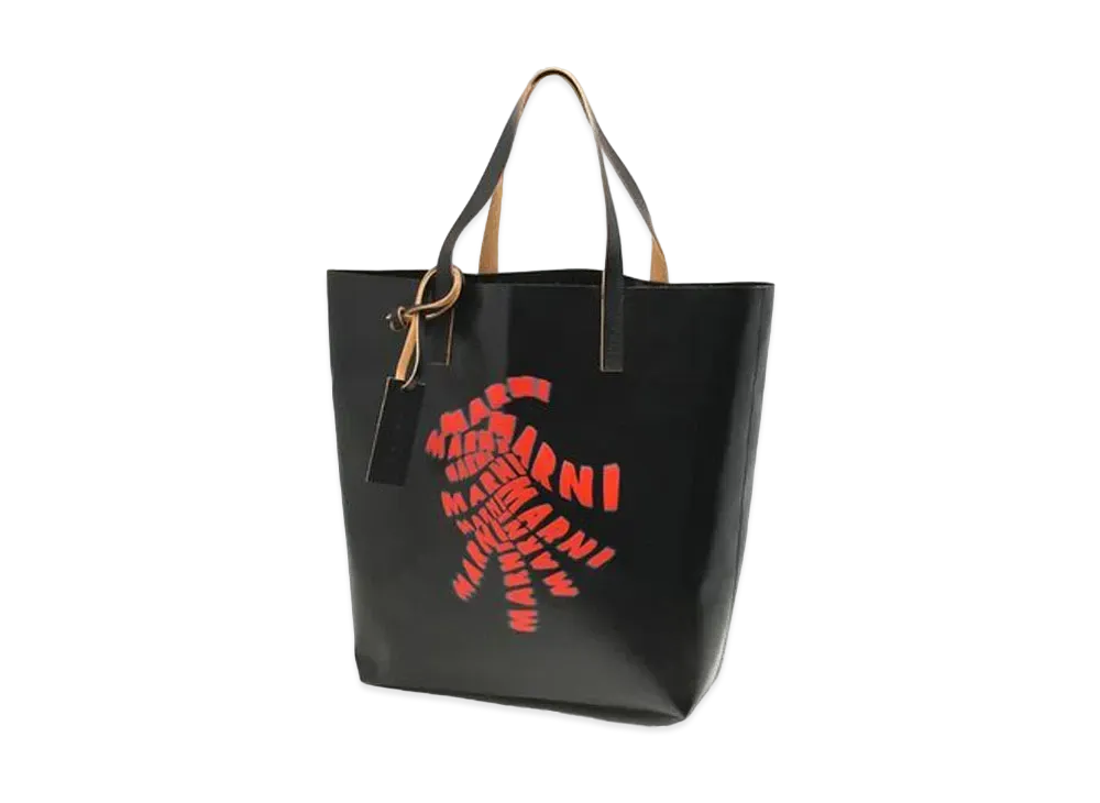 Marni North South Tribeca PVC Shopping Bag "Spin Printed"