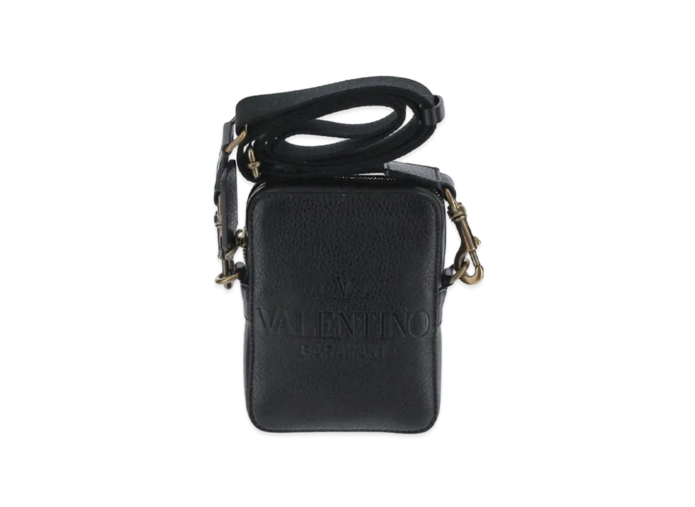 Valentino Valentino Garavani Identity Leather Crossbody Bag Small "Black"
