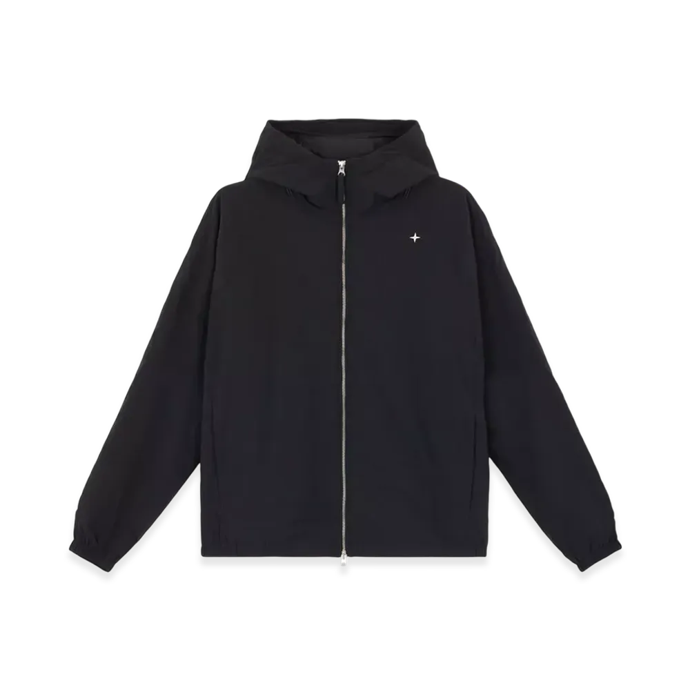 Stone Island 415G2 Comfort Wool Stone Island Stellina Layering Hooded Jacket with Anti-Drop - 24FW "Marine Blue"