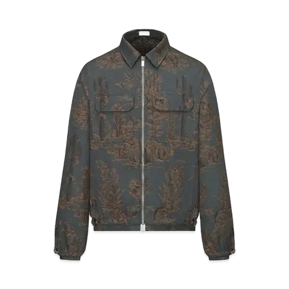 Dior x Cactus Jack Zip Blouson "Brown/Anthra Site Gray"