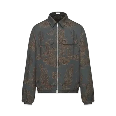 Dior x Cactus Jack Zip Blouson "Brown/Anthra Site Gray"
