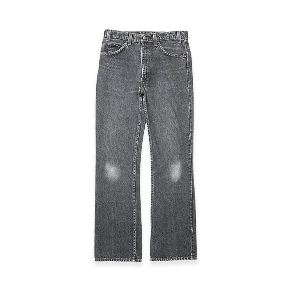 Chrome Hearts x Levi's 517 Vintage Custom Denim Jeans "Faded Black"