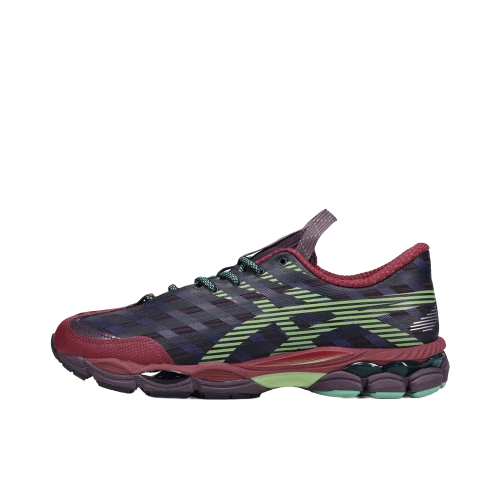 Kiko Kostadinov Studio Asics US8-S GEL-SJ33 "Deep Plum/Fresh Grass"
