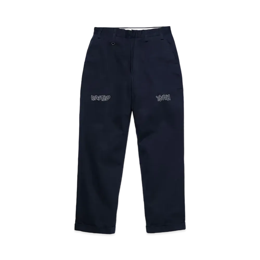 Wasted Youth Chino Pants "Navy" / VERDY