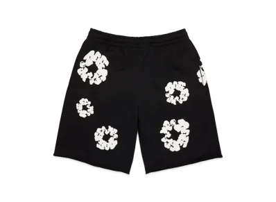 DENIM TEARS Cotton Wreath Sweatshorts "Black"