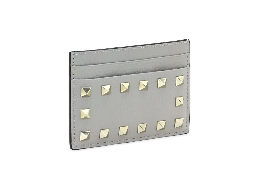 Valentino Garavani Card Case "Pastel Gray"