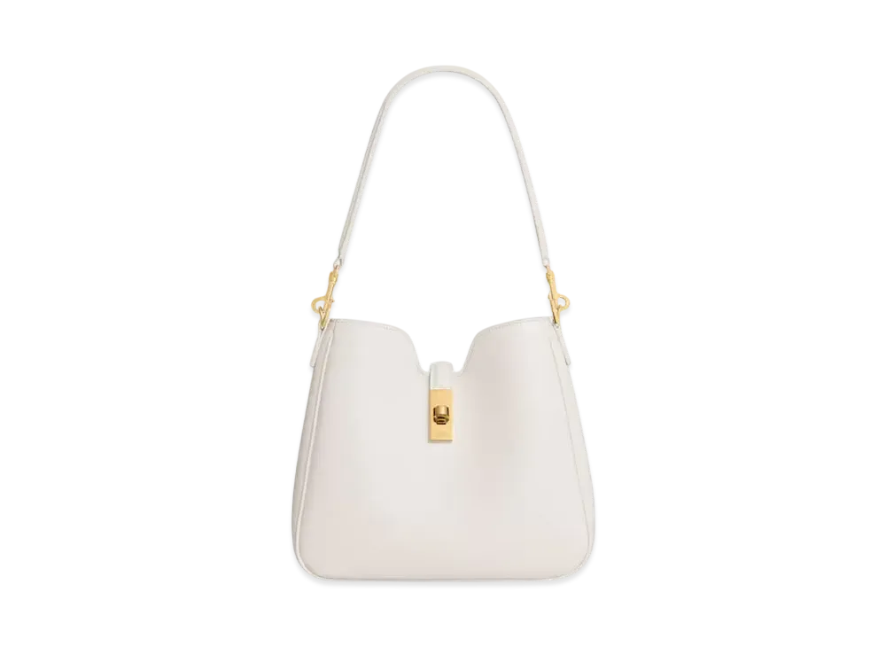 CELINE Small Camille 16 Soft Bag in Smooth Calfskin "Rice"