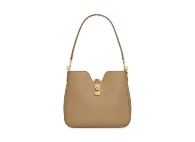 CELINE Small Camille 16 Soft Bag in Smooth Calfskin "Smoked Brown"