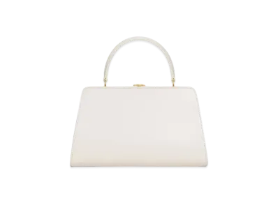 CELINE Medium Celine Antoinette in Natural Satinated Calfskin "Rice"