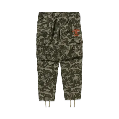 A BATHING APE Asia Camo Army Pants "Olive"