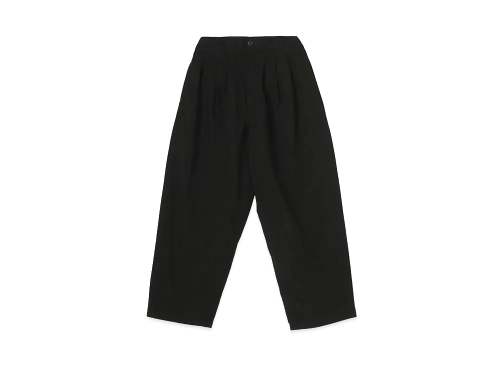 Yohji Yamamoto Pour Homme BLACK SCANDAL RIPSTOP SIDE TAPE PANTS "Black"