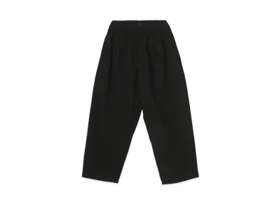 Yohji Yamamoto Pour Homme BLACK SCANDAL RIPSTOP SIDE TAPE PANTS "Black"
