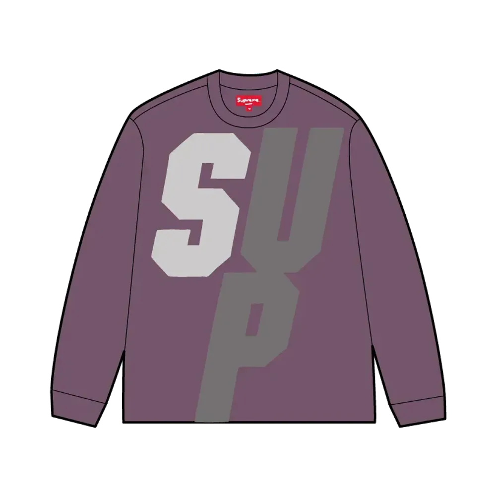 Supreme Reflective L/S Top "Purple"
