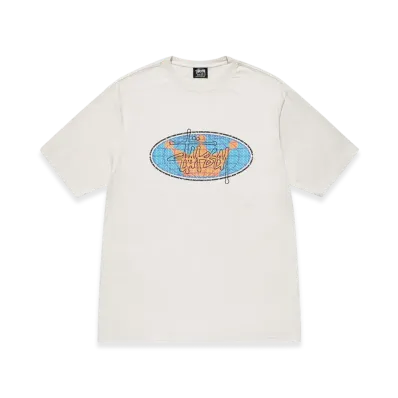 Stussy King of the World Tee Pigment Dyed "Natural"