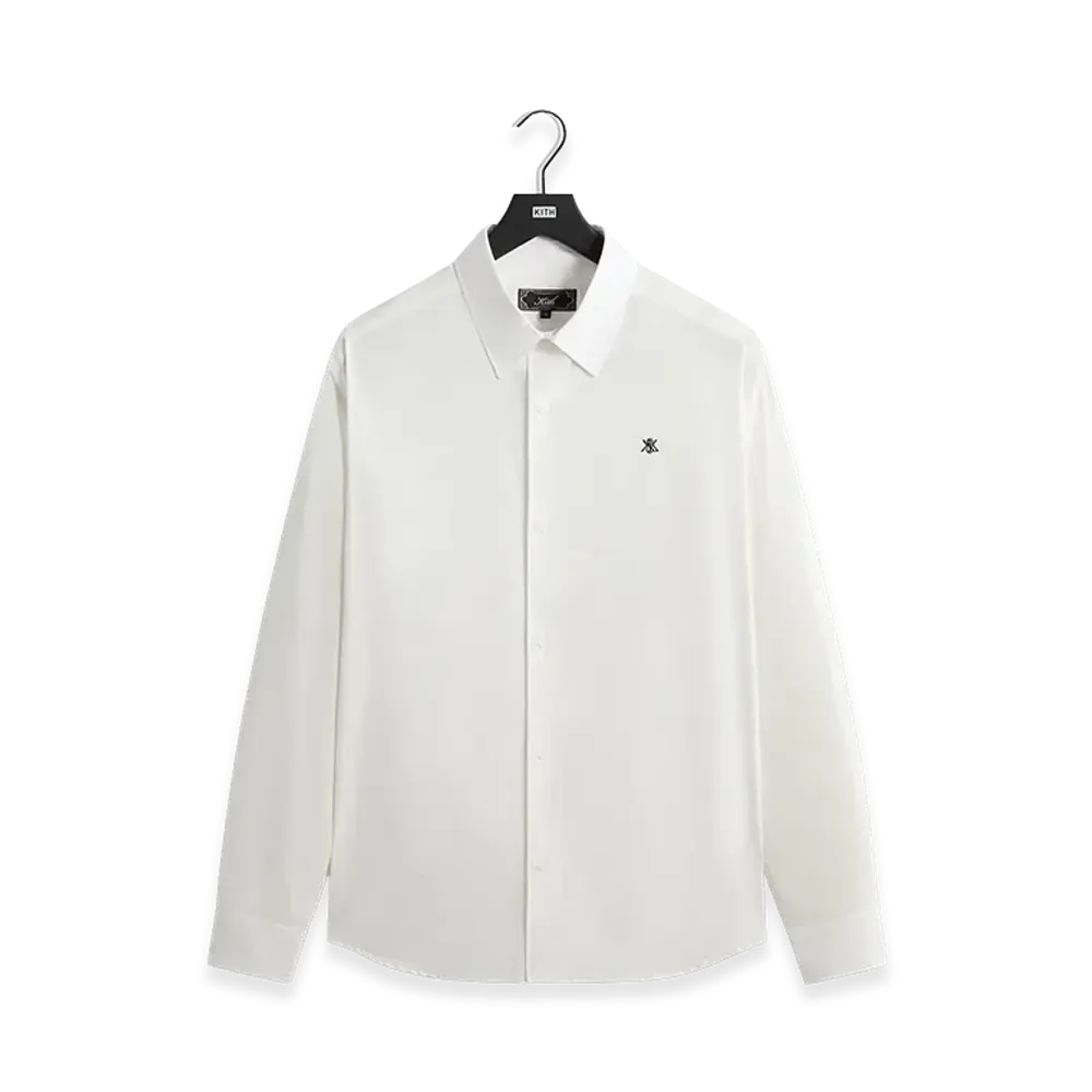 Kith Poplin Georgie Shirt "White"