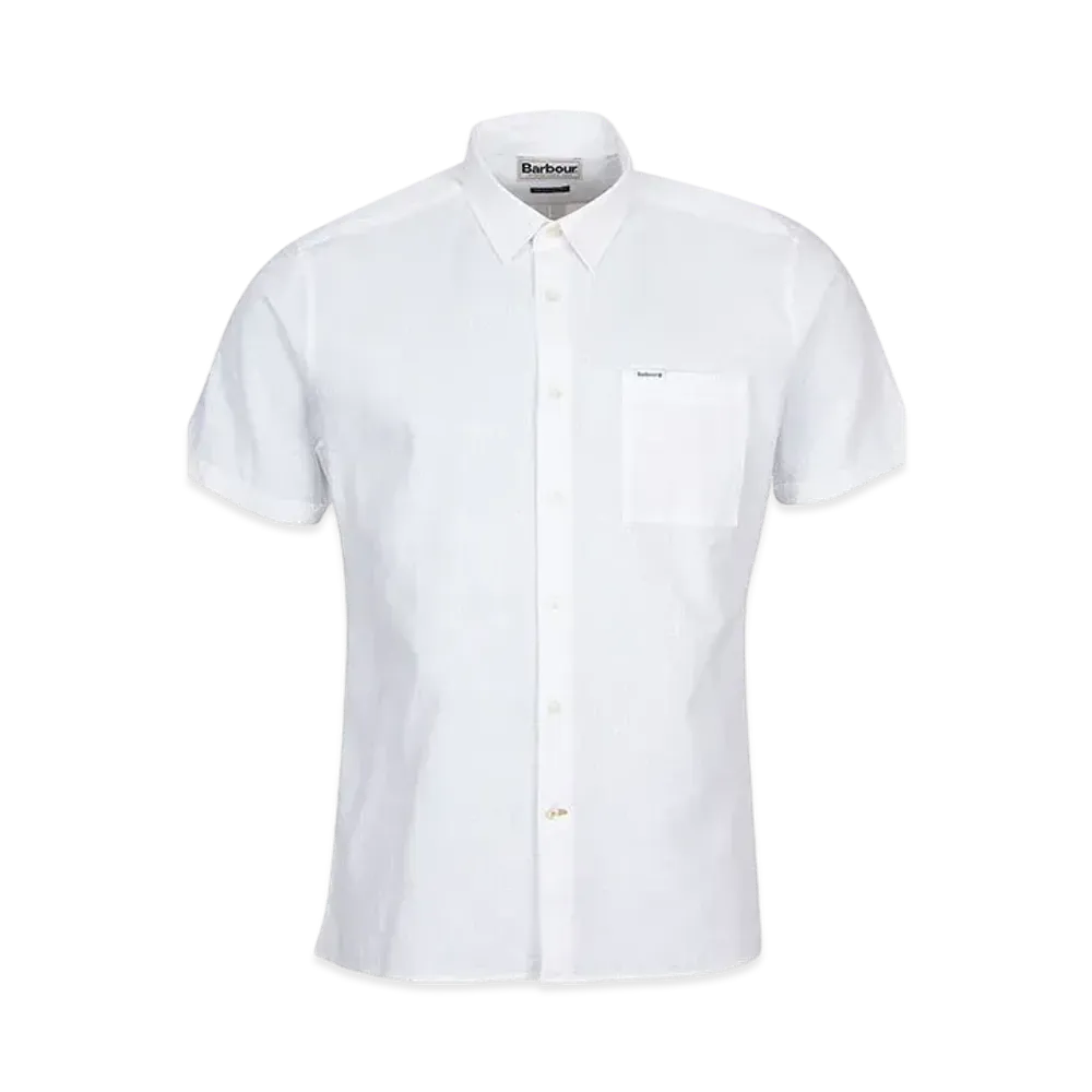 Barbour Nelson Short Sleeve Shirt (Regular Fit) "White"
