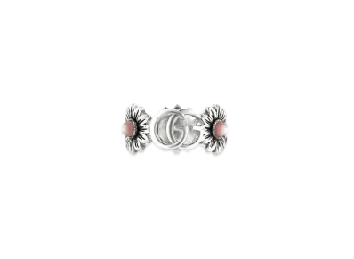 GUCCI Double G Flower Ring "Pink"