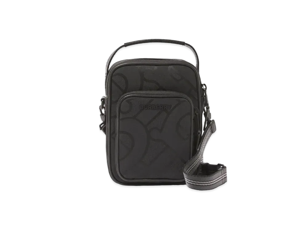 Burberry Monogram Jacquard Cross Body Bag "Black"