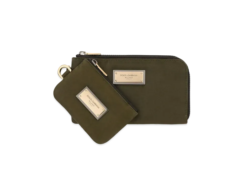 Dolce&Gabbana Sicily Dna Black Multifunction Kit Nylon Logo Plate "Multicolor"