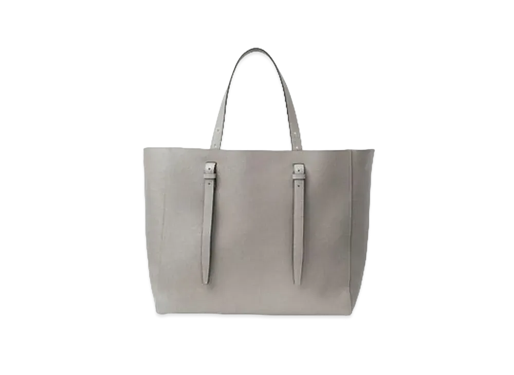Valextra Soft Tote Bag "Ash Gray"
