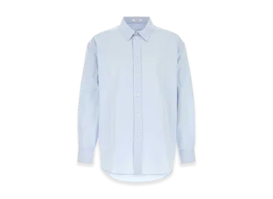 The Row Poplin Granada Shirt "Powder Blue/Light Blue"