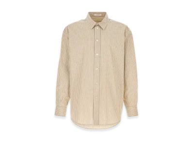 The Row Embroidered Poplin Granada Shirt "Stripped"
