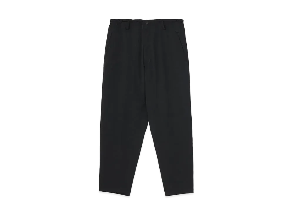 Yohji Yamamoto Pour Homme W/GARBARDINE TAPERED PANTS "Black"