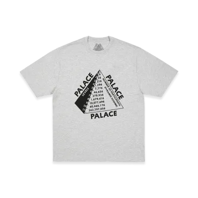 PALACE Scheme T-Shirt "Grey Marl"