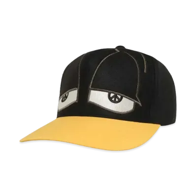 beauty:beast 5 PANEL CAP DUCK "BLACK x YELLOW"