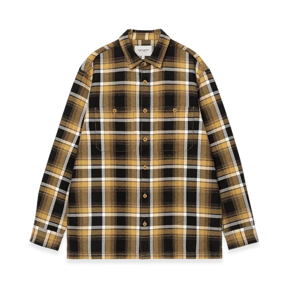 Carhartt WIP L/S Vaughn Shirt "Vaughn Check Dijon"