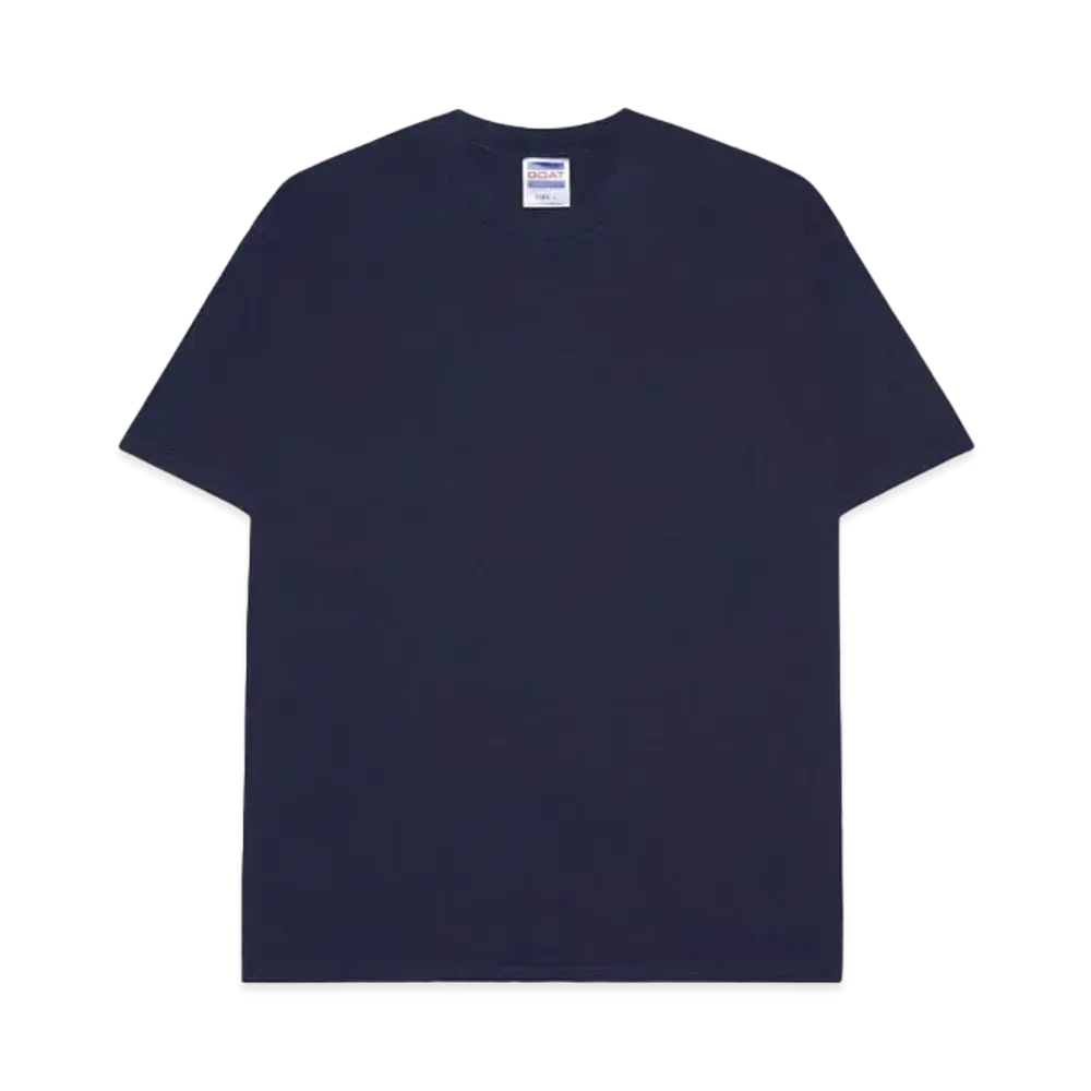 GOAT PIGMENT S/S TEE "NAVY"
