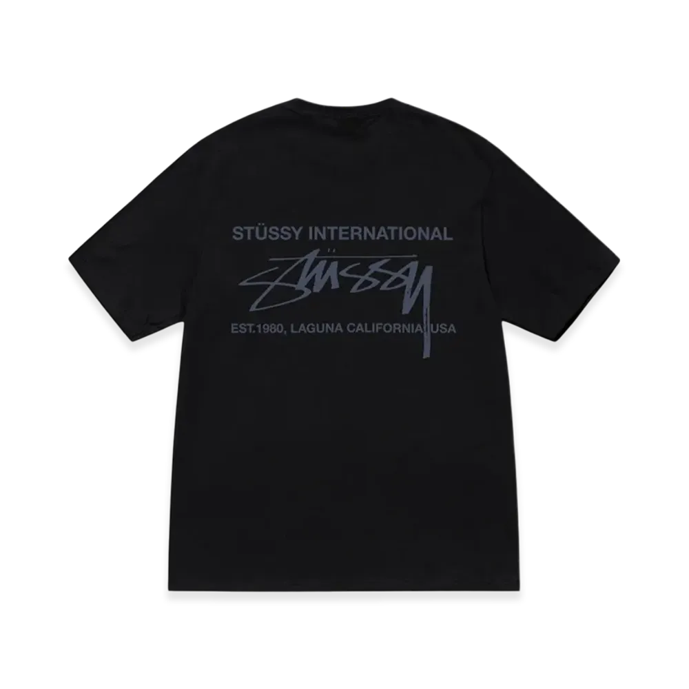 Stussy Smooth International Tee "Black"