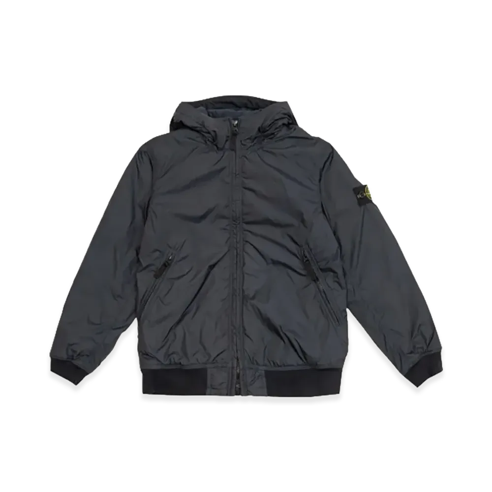 Stone Island Kids Logo Badge Jacket "Blue"